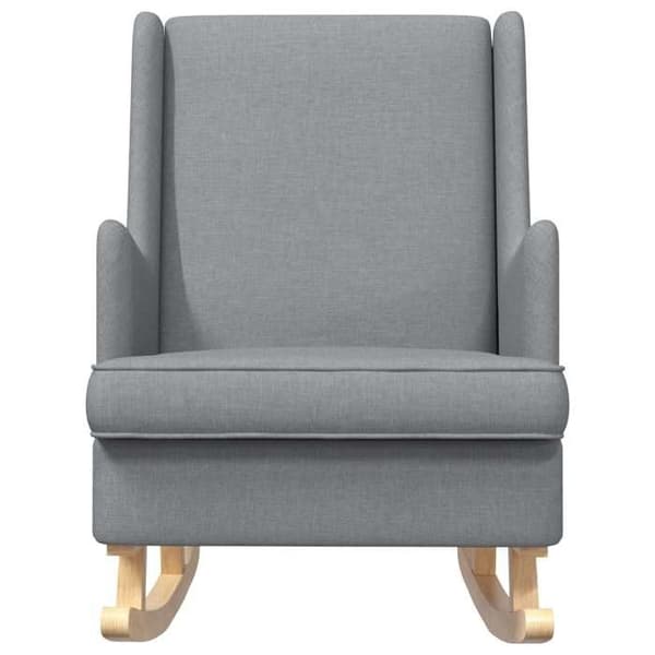 Maison Exclusive - Lys grå gyngestol 62 x 80 x 85 cm stof