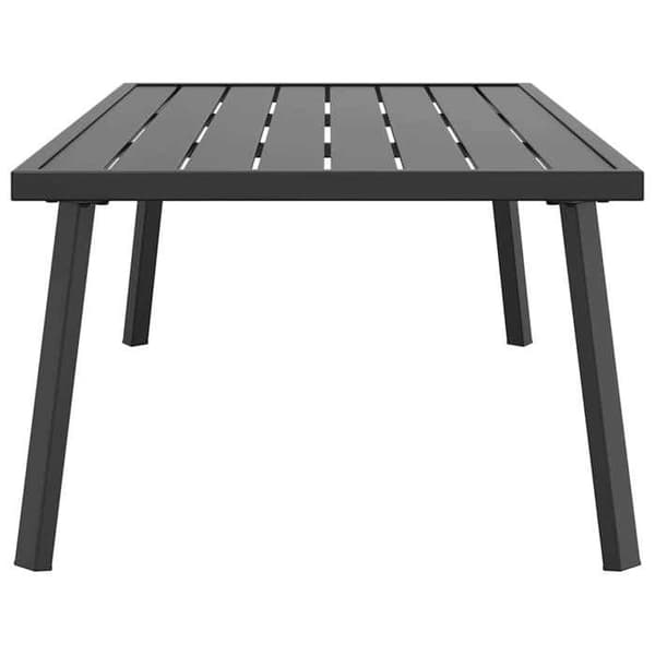 Maison Exclusive - Trädgårdssoffbord antracit 110x55x35 cm stål