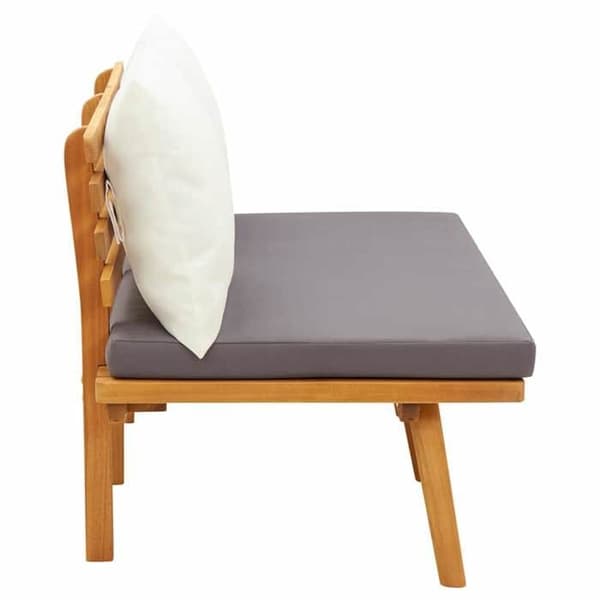 Havemøbel - EKSKLUSIV HUS - 115 cm - Massivt akacietræ - Tykkepuder - Robust