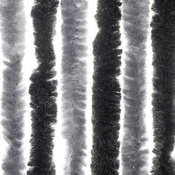 Maison Exclusive - Harmaa ja musta hyttysverkko 100x230 cm chenille