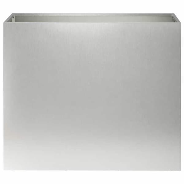 Maison Exclusive - Trädgårdskrukor 2 st Silver 60 x 30 x 50 cm
