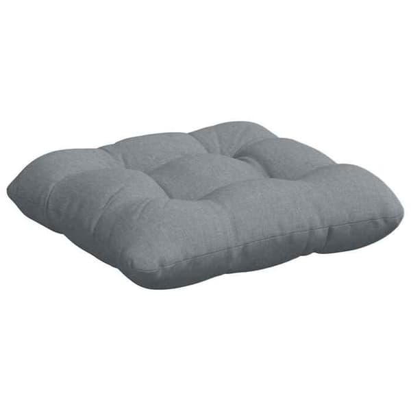 Sædehynder - EKSKLUSIV HUS - Sæt af 4 - 40 x 40 x 12 cm - Lys grå - Blødt stof Ljusgrått