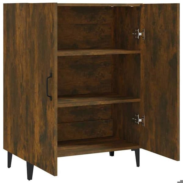 Maison Exclusive - Buffé Ek rökt 70x34x90 cm Ingenjörsträ