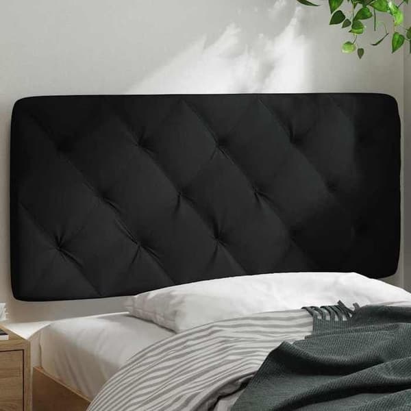 Maison Exclusive - Sort hovedgærdestofpude 100 cm