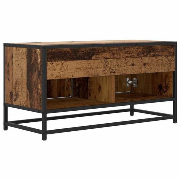 Maison Exclusive - TV-møbel 80 x 34,5 x 40 cm Gammelt træ