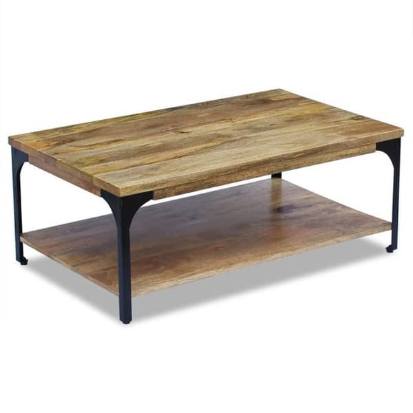 Bord - Eksklusiv Hus - Mango træ - 100 x 60 x 38 cm - Med hylde