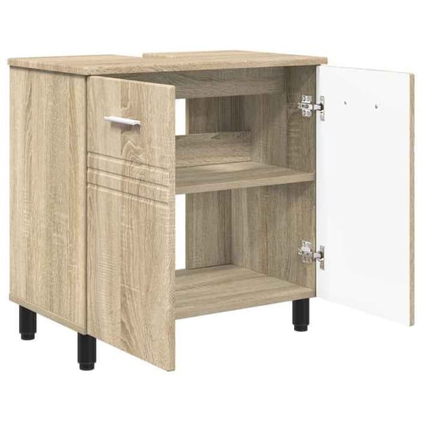 Maison Exclusive - Badeværelsesvaskeskab Sonoma Eg 60 x 35 x 60 cm