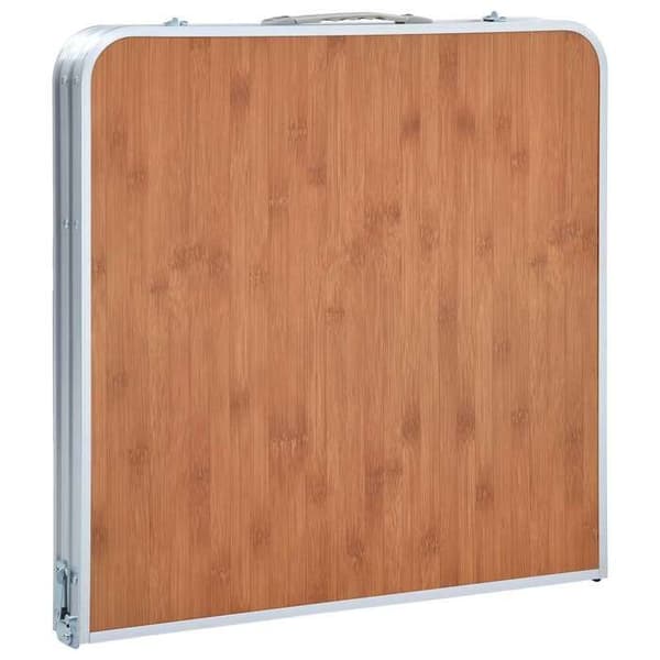 Maison Exclusive - Fällbord i aluminium för camping 120x60 cm