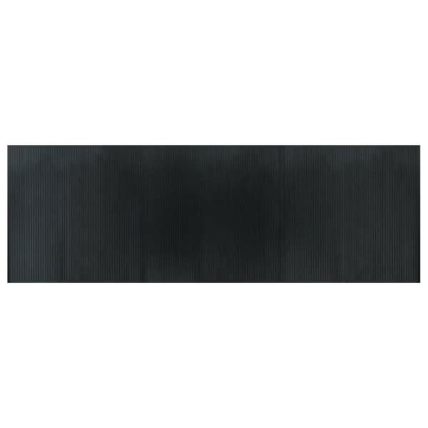 Maison Exclusive - Rektangulär matta grå 100x300 cm bambu