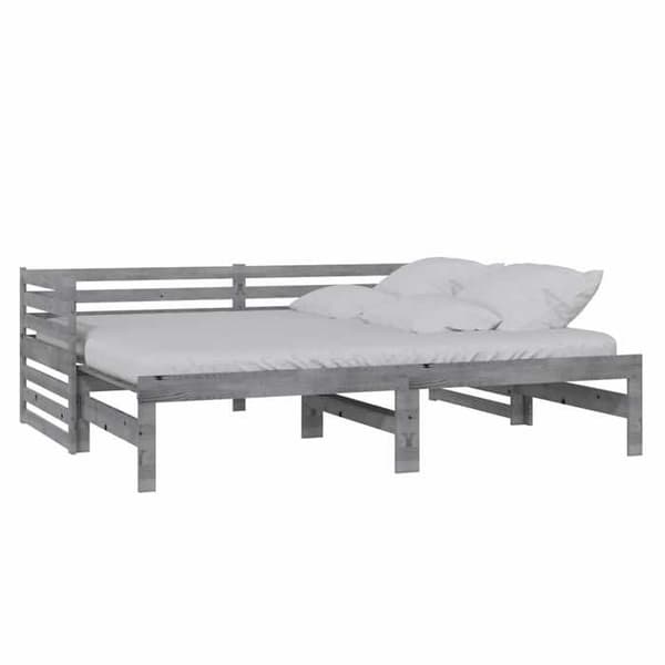 Maison Exclusive - Sovesofa uden madras grå 2x(90x200) cm