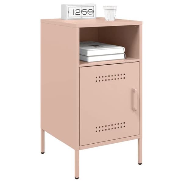 Maison Exclusive - Natborde 2 stk. rosa 36x39x68 cm stål