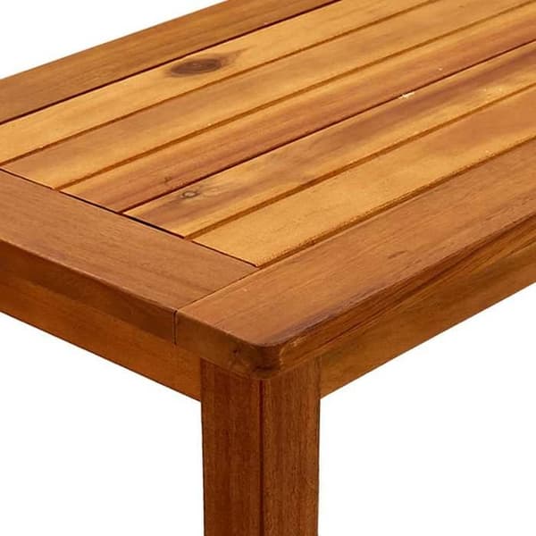 Maison Exclusive - Trädgårdskonsolbord 80x35x75 cm i solid akaciaträ