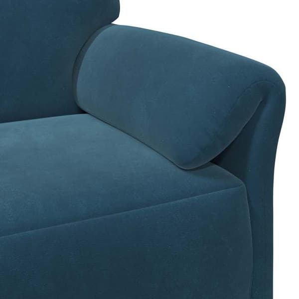 Maison Exclusive - Sofa 3 pladser Blå 198 x 83 x 95 cm Velour