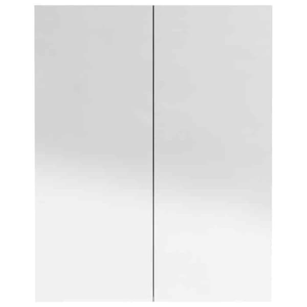 Maison Exclusive - Spejlskab til badeværelse 60x15x75 cm MDF Sort højglans