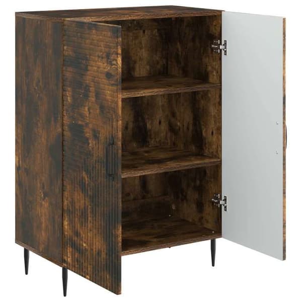 Maison Exclusive - Buffé Ek rökig 66 x 34,5 x 89,5 cm Ingenjörsträ