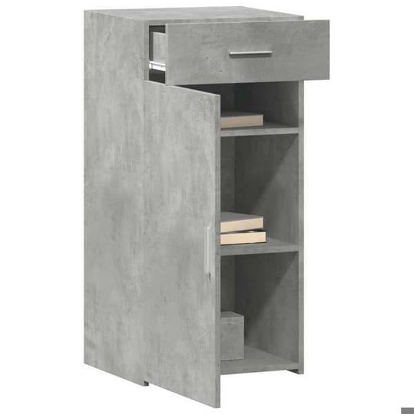 Maison Exclusive - Buffet grå beton 45x42,5x93 cm ingeniørtræ