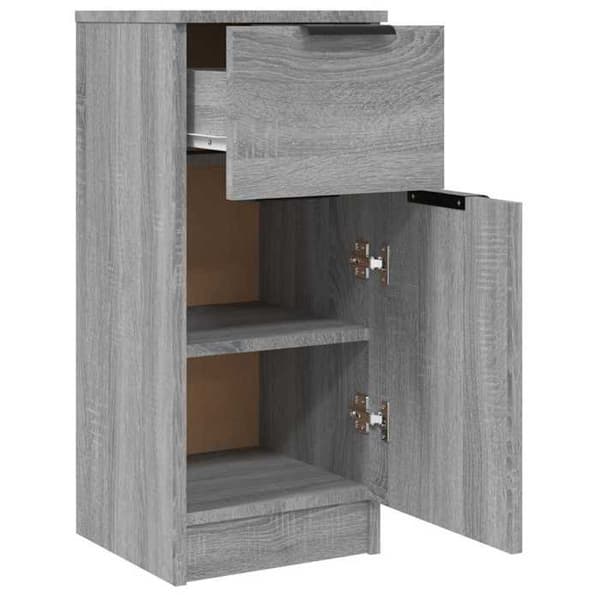 Maison Exclusive - Sonoma-harmaa buffet 30x30x70 cm insinööripuuta