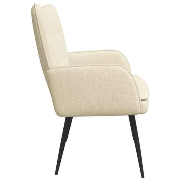 Maison Exclusive - Sofa 2 pladser Creme 115 x 61 x 87 cm Stof