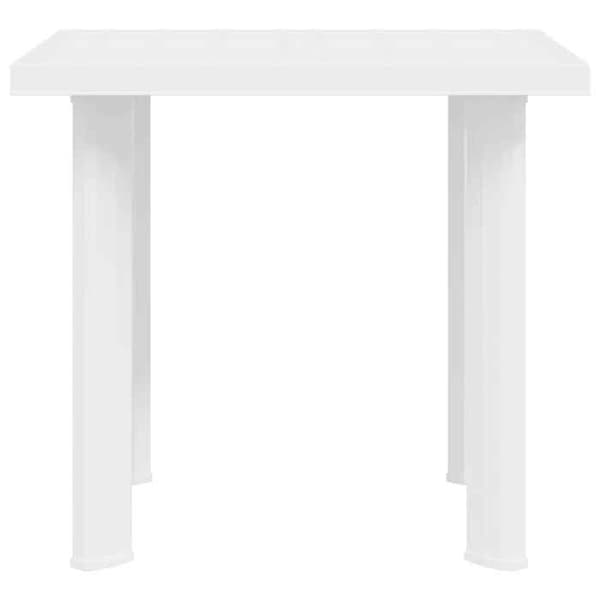 Maison Exclusive - Havebord Hvid 80x75x72 cm Plastik Vit