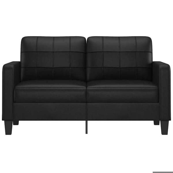 Maison Exclusive - 2-personers Sofa Sort 140 cm Syntetisk Læder
