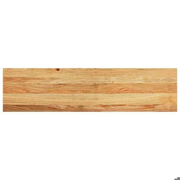 Maison Exclusive - Trappsteg 2 st ljusbrun 100x30x2 cm massiv ek