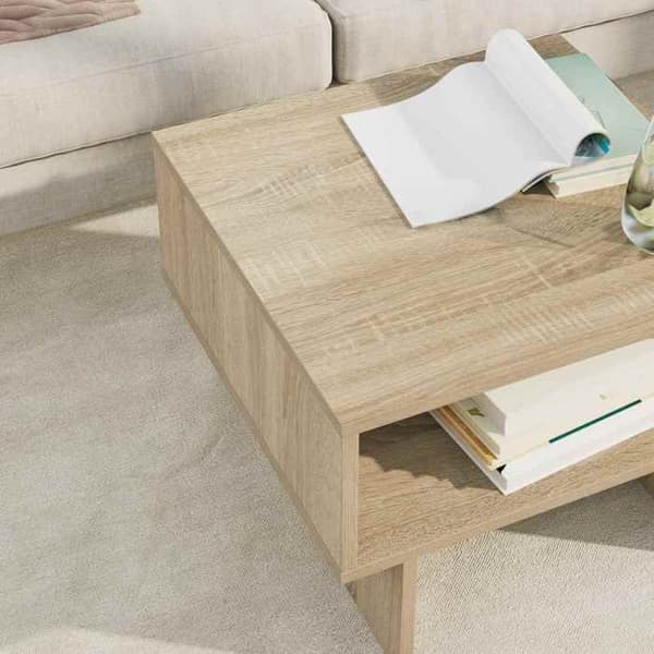 Maison Exclusive - Soffbord Ek Sonoma 48 x 46 x 35 cm Ingenjörsträ
