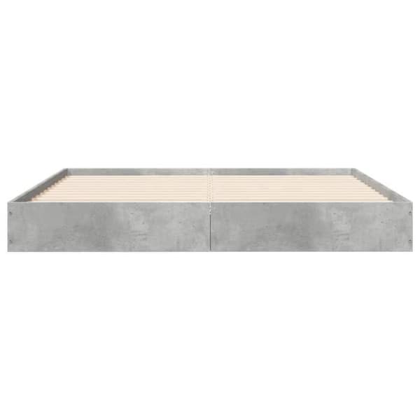 Maison Exclusive - Sengestel uden madras grå beton 140x200 cm