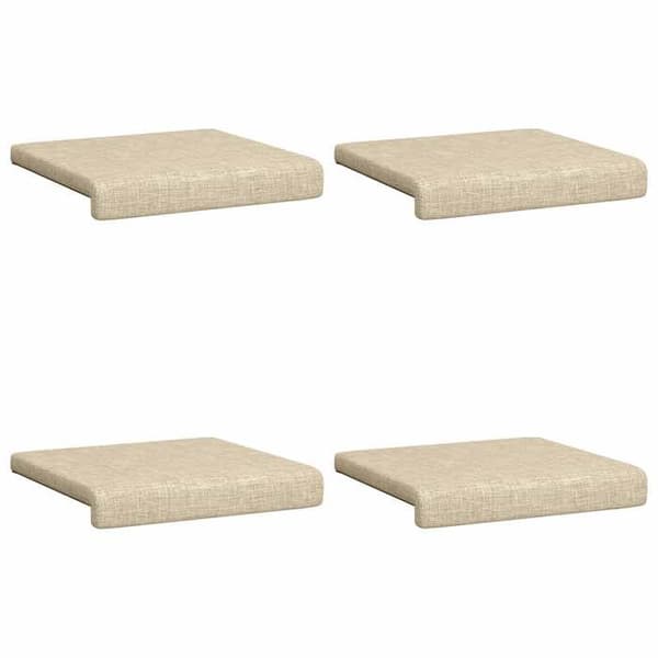 Maison Exclusive - Penkkityyny 4 kpl Kermanvärinen Syvyys 35 cm Grädde