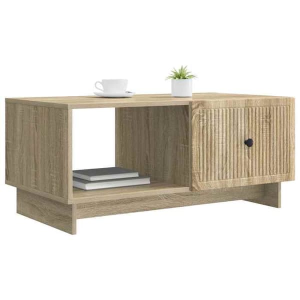 Maison Exclusive - Sofabord Egetræ Sonoma 90 x 50 x 40 cm Ingeniørtræ