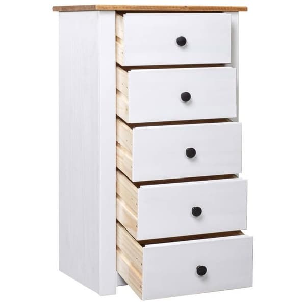 Maison Exclusive - Buffé Vit 46x40x89 cm Pin Gamme Panama Vit