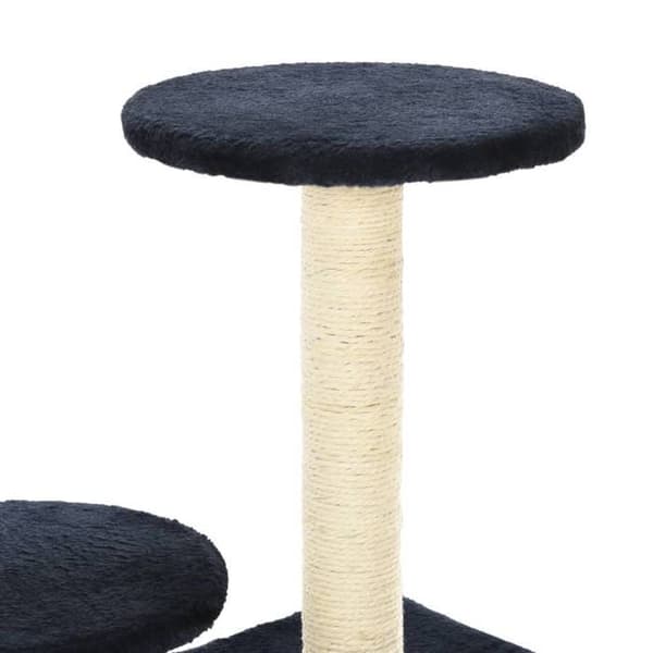 Kattetræ - Eksklusivt hus - 60 cm - Sisal kløer - Mørkeblå Mörkblå