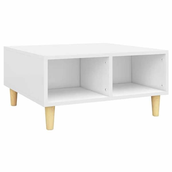 Bord - EKSKLUSIV HUS - 60x60x30 cm - Hvid - Ingeniørtræ - Skandinavisk Vit