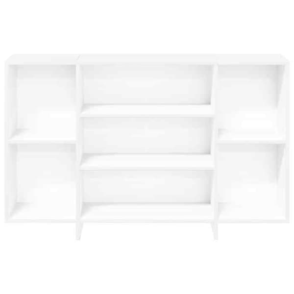 Buffé - EXKLUSIVT HEM - 120x30x75 cm - Vit - Ingenjörsträ - 4 hyllor Vit