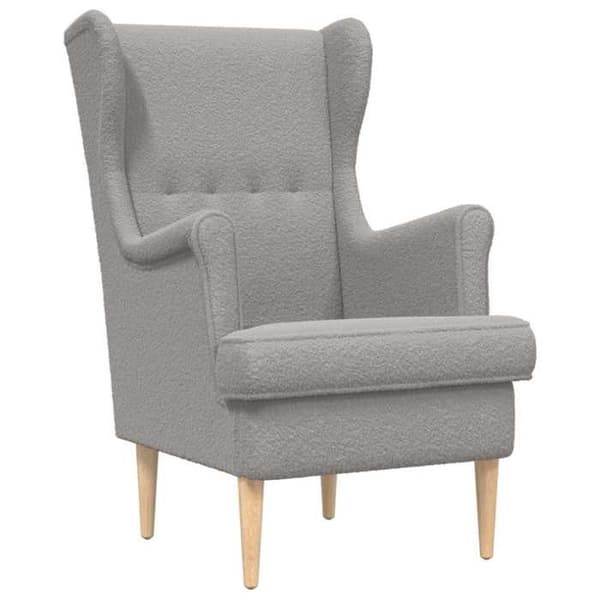 Maison Exclusive - Ljusgrå Bouclé Fåtölj