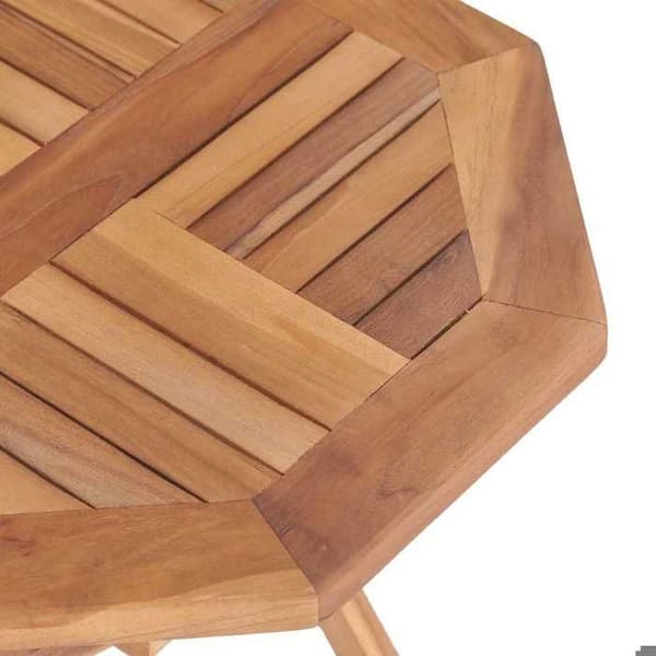 Maison Exclusive - Sammenklappeligt havebord 45x45x45 cm Solid teaktræ