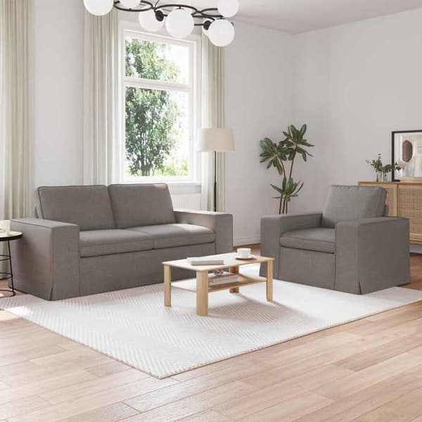 Maison Exclusive - 2 kpl sohvasetti taupe kangasta Mol