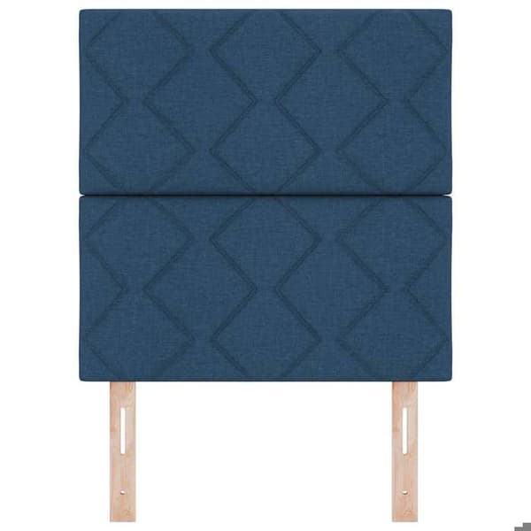 Maison Exclusive - Blå sänggavel 80 cm tyg