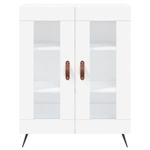 Maison Exclusive - Vit buffé 69,5x34x90 cm ingenjörsträ