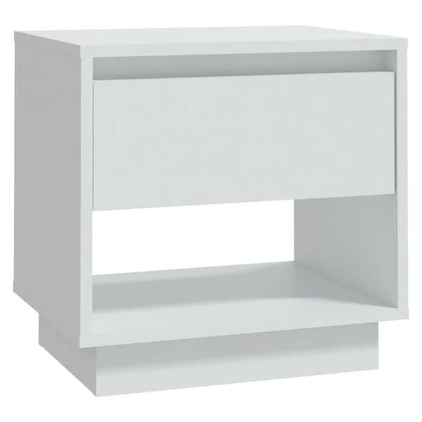 Maison Exclusive - Natborde 2 stk Hvid 45x34x44 cm ingeniørtræ Vit