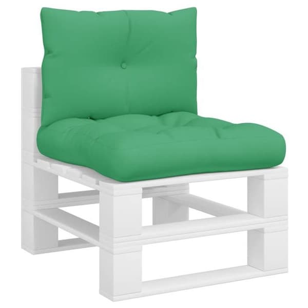 Maison Exclusive - Pallet puder sæt af 2 grøn stof