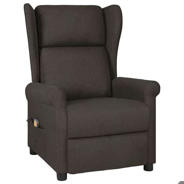Maison Exclusive - Massagefåtölj Taupe Tyg Mol