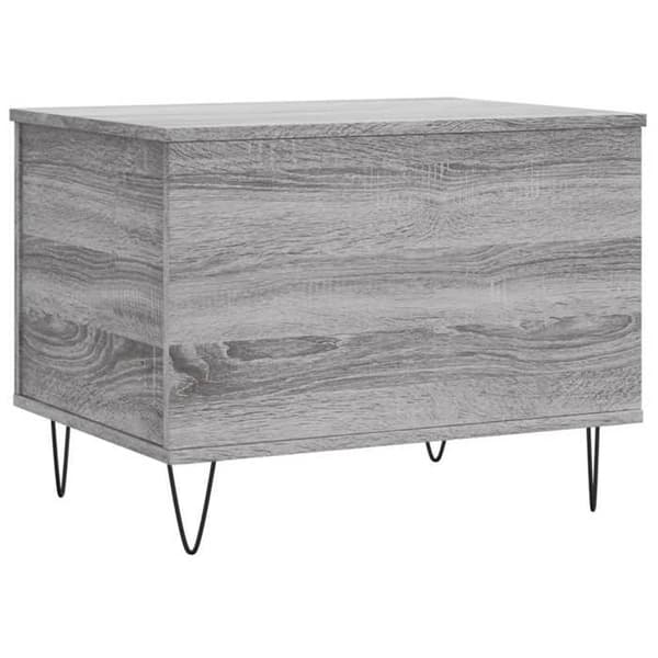 Maison Exclusive - Sonoma grå sofabord 60x44,5x45 cm Ingeniørtræ