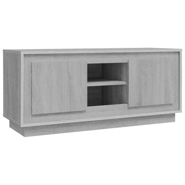 Maison Exclusive - TV-møbel sonoma grå 102x35x45 cm ingeniørtræ