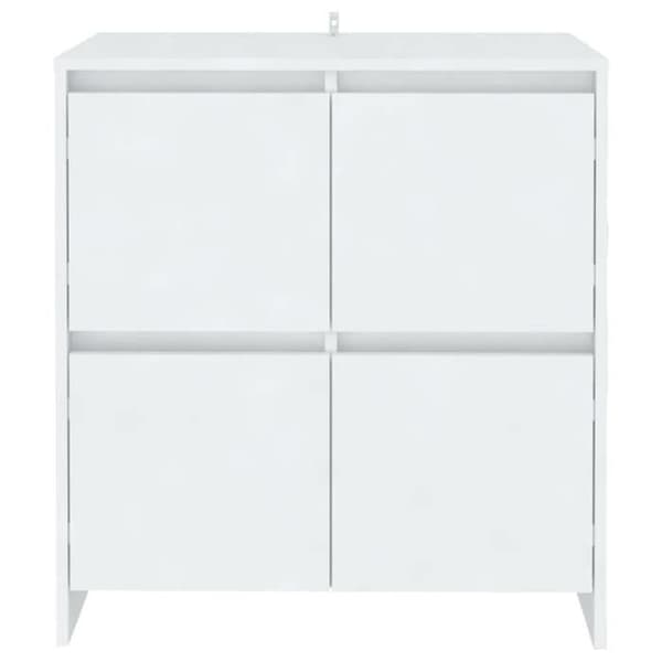 Maison Exclusive - Buffeter 2 stk Hvid 70x41x75 cm Ingeniørtræ