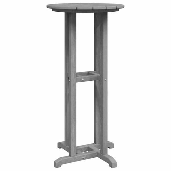 Maison Exclusive - Vaalea harmaa baaripöytä 55 x 55 x 107 cm Polyeteeni