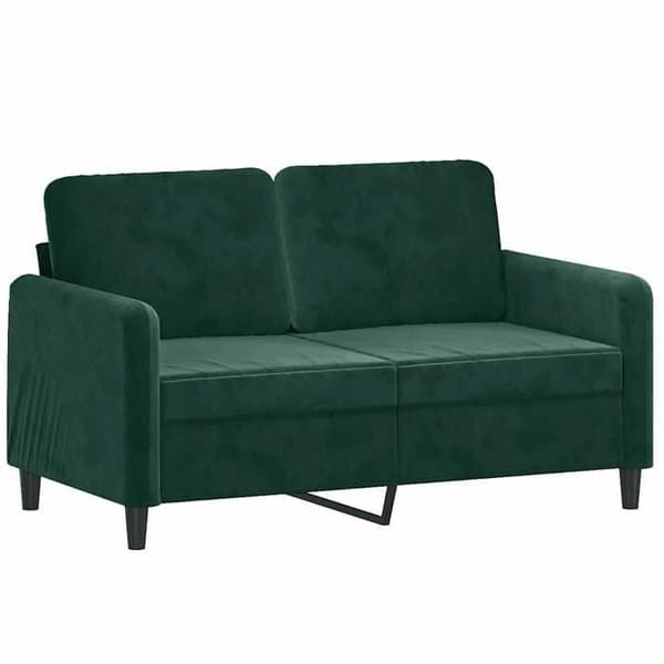 Maison Exclusive - Set med 2 soffor i mörkgrön sammet Mörkgrön