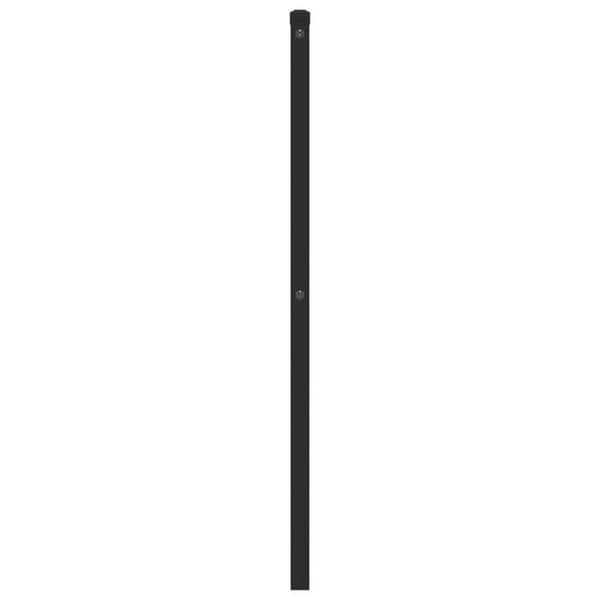 Maison Exclusive - Erstatnings hovedgærde i sort metal 107 cm