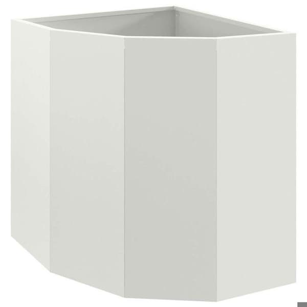 Maison Exclusive - Vinkelskydd Vit 45 x 45 x 50 cm Stål