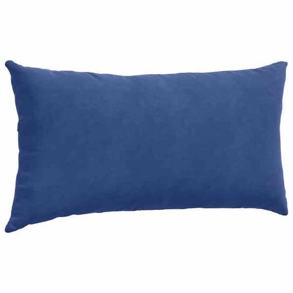 Soffkudde - EXKLUSIVT HEM - Modern - Kordfløyel - Polisblå - 80 x 40 cm Blå polis