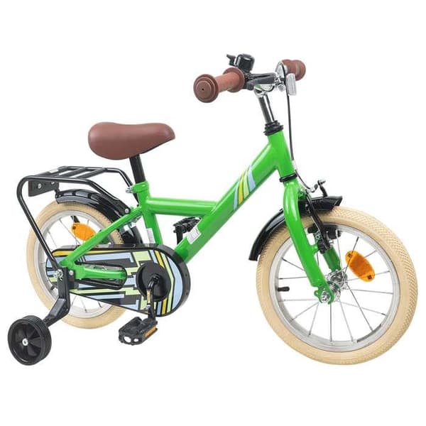 Maison Exclusive - Cykel för Barn 16 Tum för 4-6 År Gärd Grön